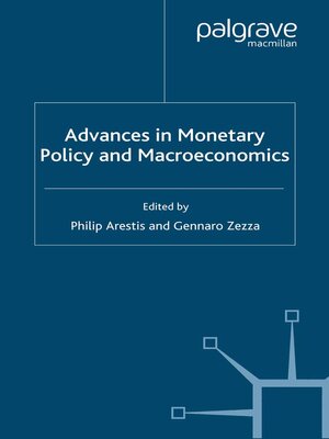 cover image of Advances in Monetary Policy and Macroeconomics